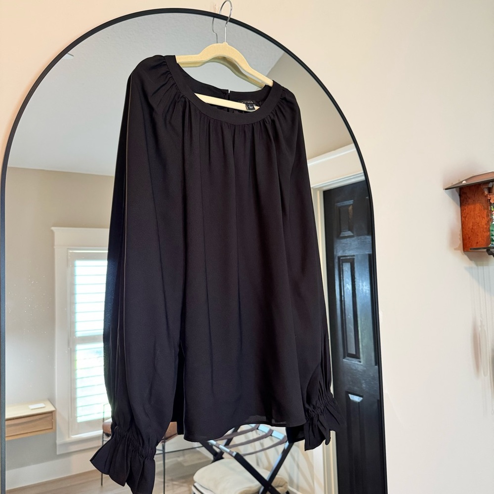 Ann Taylor S Black Blouse